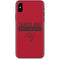 NFL Tampa Bay Buccaneers Red Performance Series iPhone XS Skin