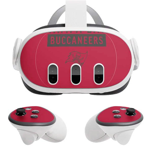 NFL Tampa Bay Buccaneers Red Performance Series Meta Quest 3 Skin