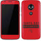 NFL Tampa Bay Buccaneers Red Performance Series Moto E5 Play Skin
