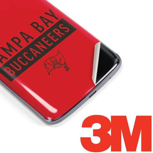 NFL Tampa Bay Buccaneers Red Performance Series Moto E5 Plus Skin