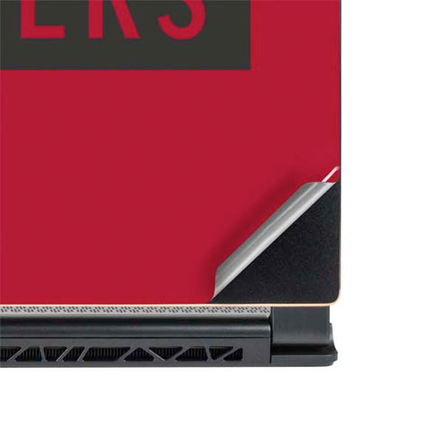 NFL Tampa Bay Buccaneers Red Performance Series MSI GS65 Stealth Laptop Skin