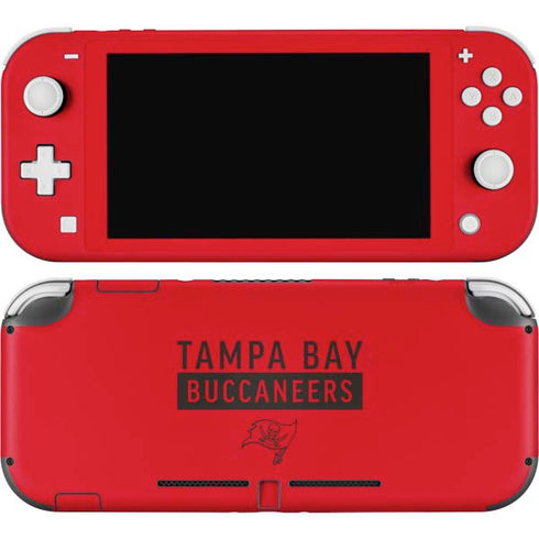 NFL Tampa Bay Buccaneers Red Performance Series Nintendo Switch Lite Skin
