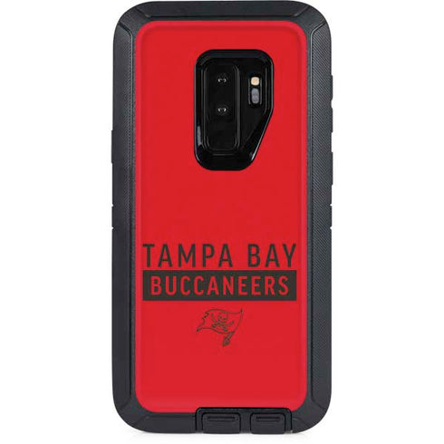 NFL Tampa Bay Buccaneers Red Performance Series Otterbox Defender Galaxy Skin