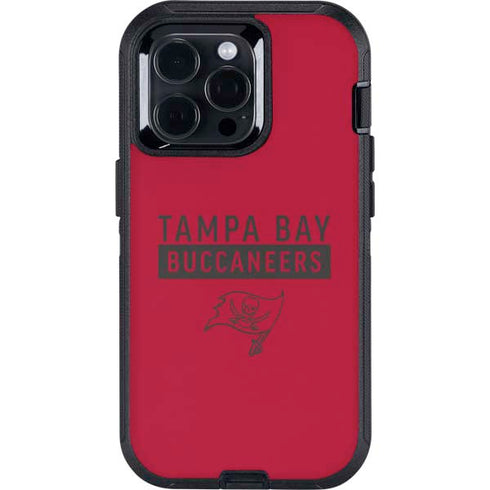 NFL Tampa Bay Buccaneers Red Performance Series Otterbox Defender iPhone Skin