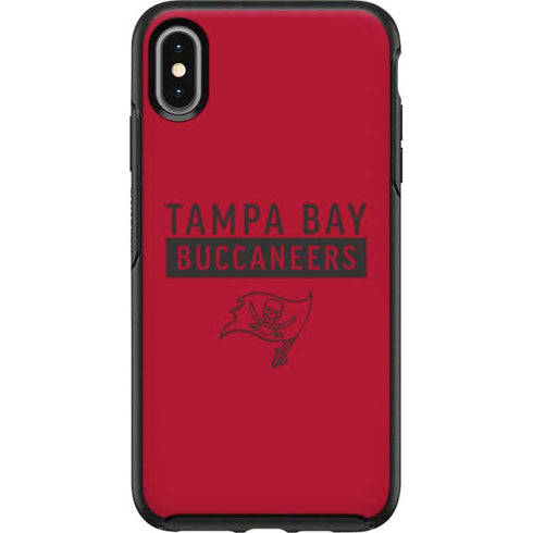 NFL Tampa Bay Buccaneers Red Performance Series Otterbox Symmetry iPhone Skin