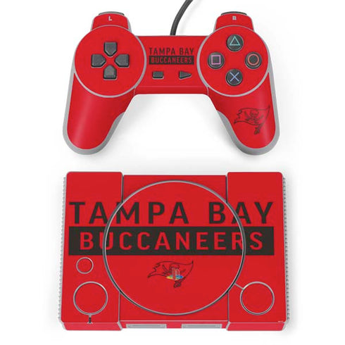 NFL Tampa Bay Buccaneers Red Performance Series PlayStation Classic Bundle Skin