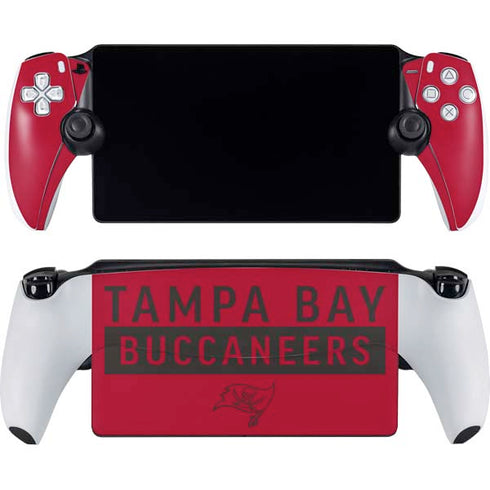 NFL Tampa Bay Buccaneers Red Performance Series PlayStation Portal Remote Player Skin