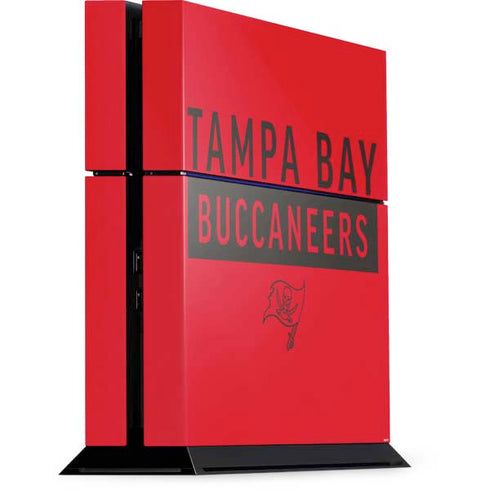 NFL Tampa Bay Buccaneers Red Performance Series PS4 Console Skin