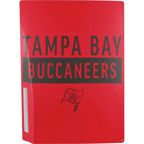 NFL Tampa Bay Buccaneers Red Performance Series PS5 Bundle Skin