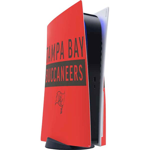 NFL Tampa Bay Buccaneers Red Performance Series PS5 Console Skin