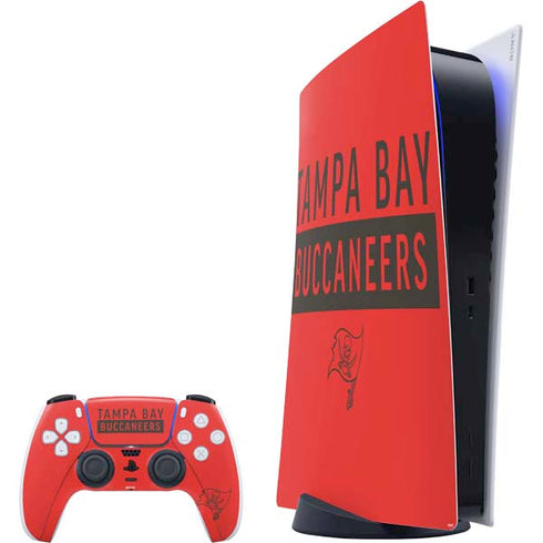 NFL Tampa Bay Buccaneers Red Performance Series PS5 Digital Edition Bundle Skin