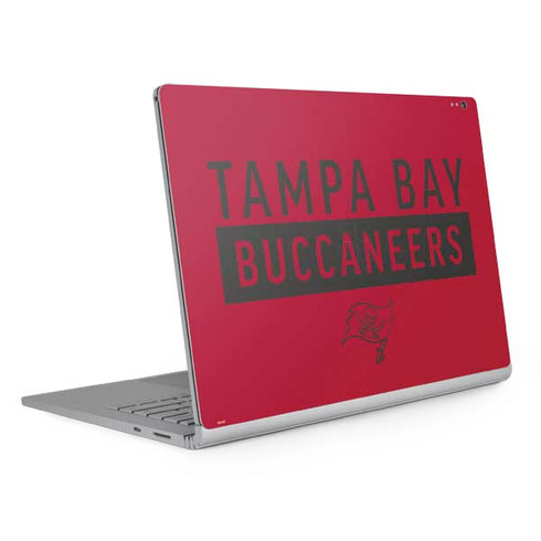 NFL Tampa Bay Buccaneers Red Performance Series Surface Book 2 13.5in Skin