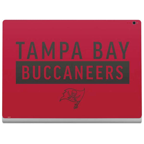 NFL Tampa Bay Buccaneers Red Performance Series Surface Book 2 15in Skin
