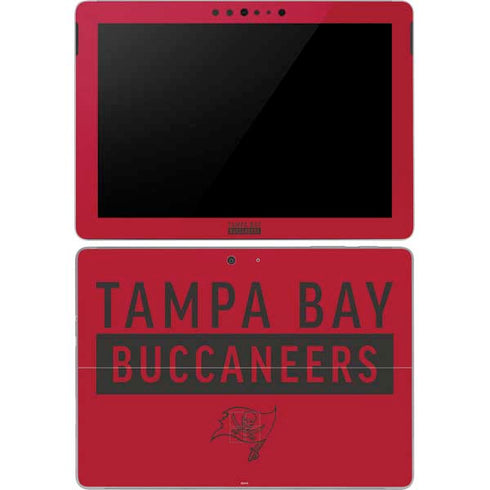 NFL Tampa Bay Buccaneers Red Performance Series Surface Go Skin