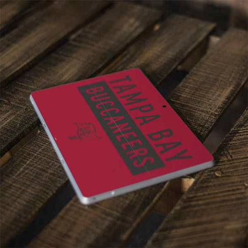 NFL Tampa Bay Buccaneers Red Performance Series Surface Go Skin