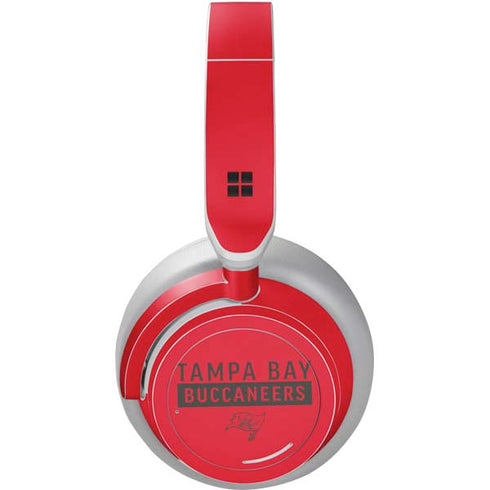NFL Tampa Bay Buccaneers Red Performance Series Surface Headphones Skin