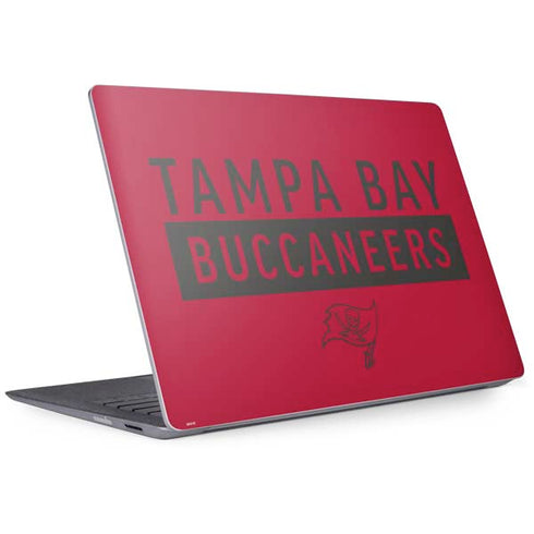 NFL Tampa Bay Buccaneers Red Performance Series Surface Laptop 2 Skin