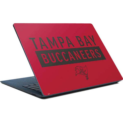 NFL Tampa Bay Buccaneers Red Performance Series Surface Laptop Skin