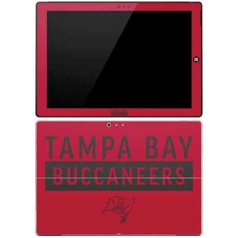 NFL Tampa Bay Buccaneers Red Performance Series Surface Pro 3 Skin