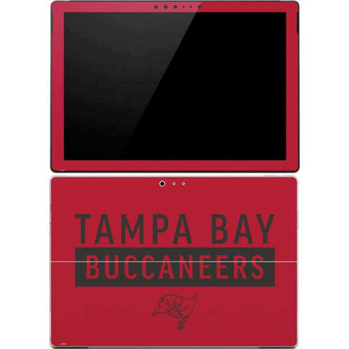 NFL Tampa Bay Buccaneers Red Performance Series Surface Pro 4 Skin