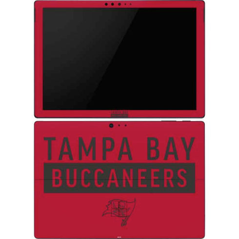 NFL Tampa Bay Buccaneers Red Performance Series Surface Pro 6 Skin