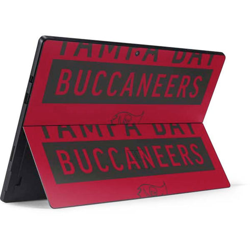 NFL Tampa Bay Buccaneers Red Performance Series Surface Pro 6 Skin