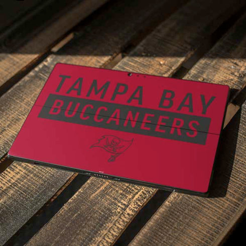 NFL Tampa Bay Buccaneers Red Performance Series Surface Pro 6 Skin