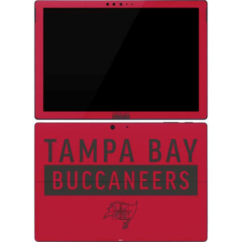 NFL Tampa Bay Buccaneers Red Performance Series Surface Pro 7 Skin