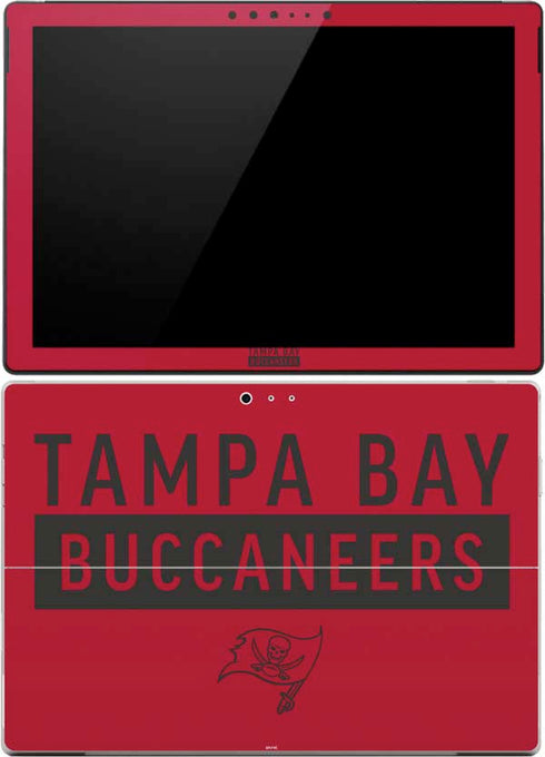 NFL Tampa Bay Buccaneers Red Performance Series Surface Pro (2017) Skin