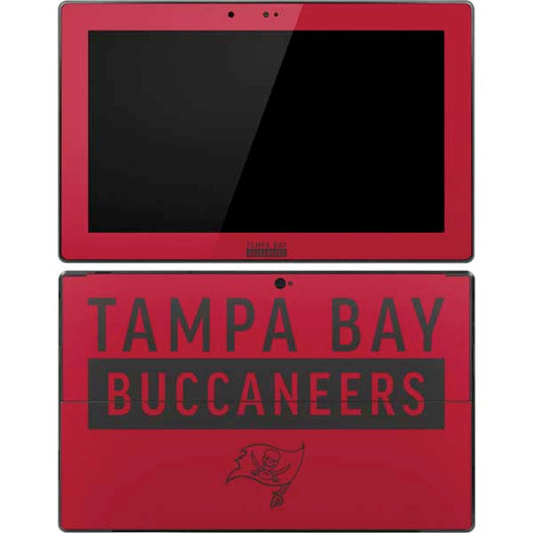 NFL Tampa Bay Buccaneers Red Performance Series Surface Pro Tablet Skin