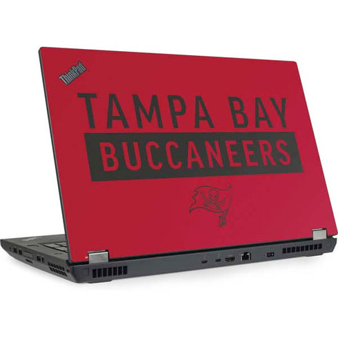 NFL Tampa Bay Buccaneers Red Performance Series Lenovo ThinkPad Skin
