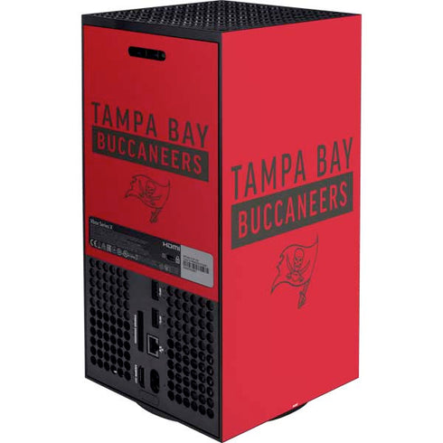 NFL Tampa Bay Buccaneers Red Performance Series Xbox Series X Bundle Skin