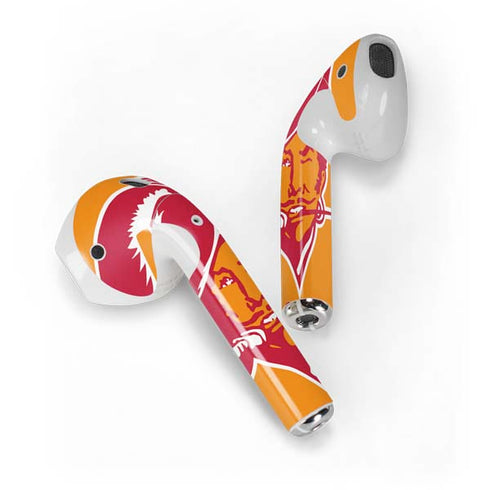 NFL Tampa Bay Buccaneers Retro Logo Apple AirPods Skin