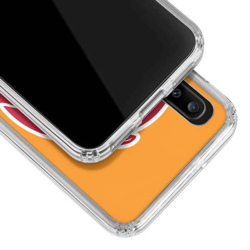 NFL Tampa Bay Buccaneers Retro Logo Galaxy A30 Clear Case