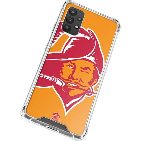 NFL Tampa Bay Buccaneers Retro Logo Galaxy A32 5G Clear Case
