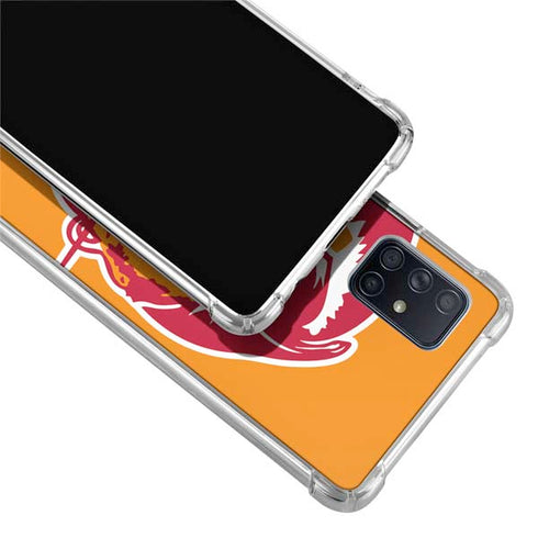 NFL Tampa Bay Buccaneers Retro Logo Galaxy A51 5G Clear Case