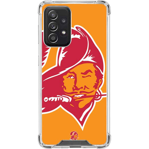 NFL Tampa Bay Buccaneers Retro Logo Galaxy A52 5G Clear Case