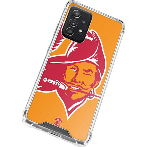 NFL Tampa Bay Buccaneers Retro Logo Galaxy A52 5G Clear Case