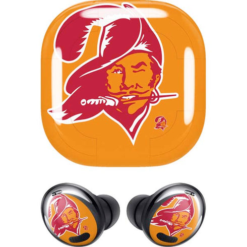 NFL Tampa Bay Buccaneers Retro Logo Galaxy Buds Pro Skin