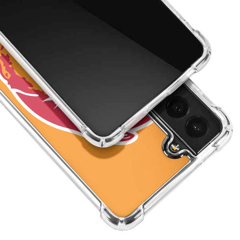 NFL Tampa Bay Buccaneers Retro Logo Galaxy S21 Plus 5G Clear Case