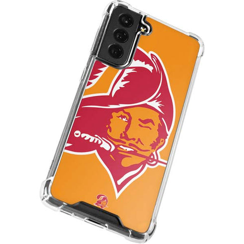 NFL Tampa Bay Buccaneers Retro Logo Galaxy S22 Plus Clear Case
