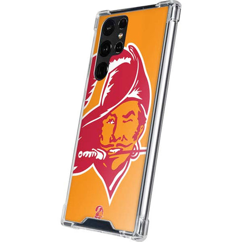 NFL Tampa Bay Buccaneers Retro Logo Galaxy S22 Ultra Clear Case