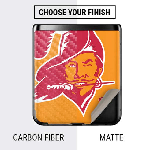 NFL Tampa Bay Buccaneers Retro Logo Galaxy Z Flip Skin