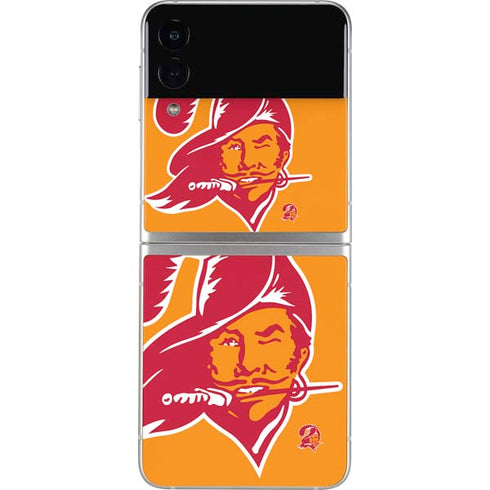 NFL Tampa Bay Buccaneers Retro Logo Galaxy Z Flip4 5G Skin
