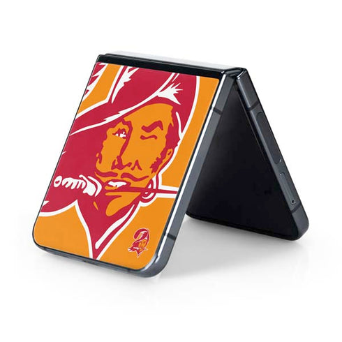 NFL Tampa Bay Buccaneers Retro Logo Galaxy Z Flip5 5G Skin