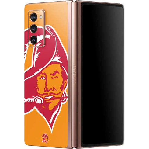 NFL Tampa Bay Buccaneers Retro Logo Galaxy Z Fold2 5G Skin