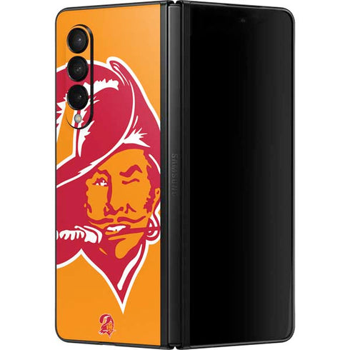 NFL Tampa Bay Buccaneers Retro Logo Galaxy Z Fold3 5G Skin