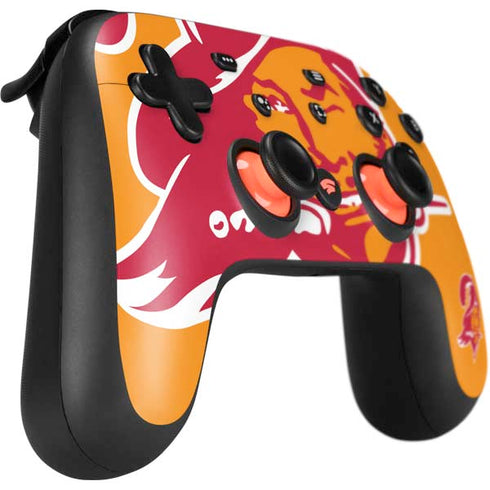 NFL Tampa Bay Buccaneers Retro Logo Google Stadia Controller Skin