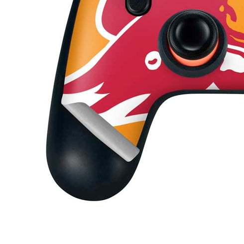 NFL Tampa Bay Buccaneers Retro Logo Google Stadia Controller Skin