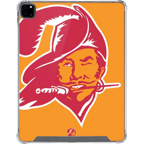 NFL Tampa Bay Buccaneers Retro Logo iPad Pro 12.9in (2020) Clear Case